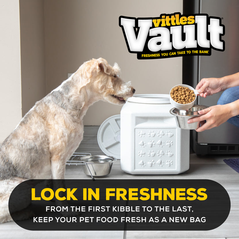 Sample pet food container
